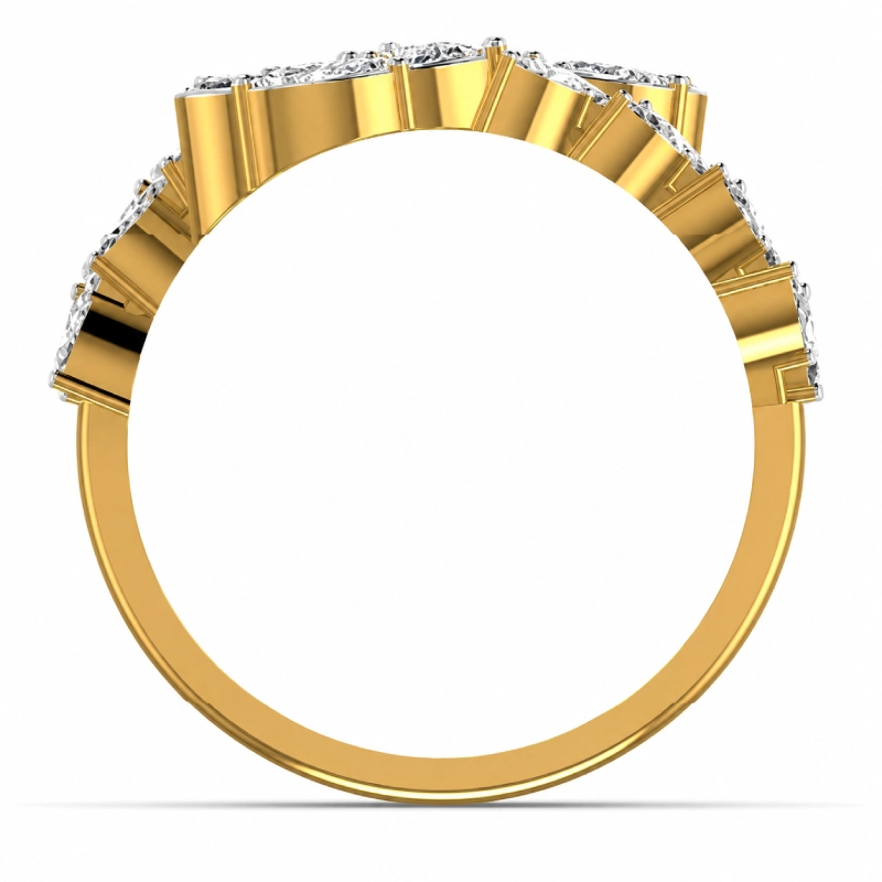 Celestia Bloom Diamond Cocktail Ring - Image 2
