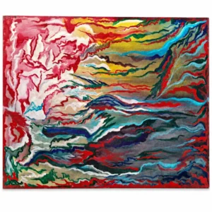 Chromatic Flow Abstract Canvas