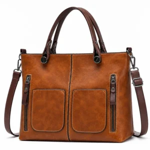 Classic Leather Tote Bag