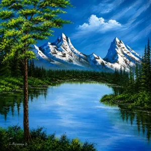 Crystal Summit Reflection Canvas