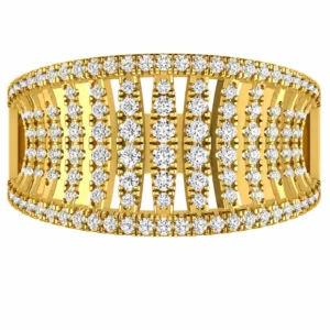 Majestic Infinity Diamond Cuff Ring