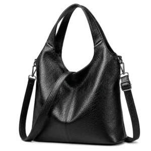 Premium Leather Hobo Shoulder Bag