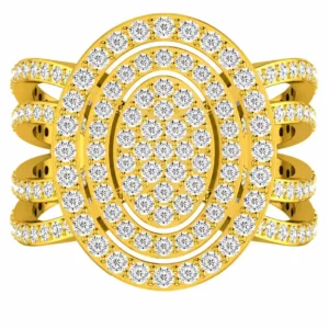 Royal Halo Oval Diamond Ring