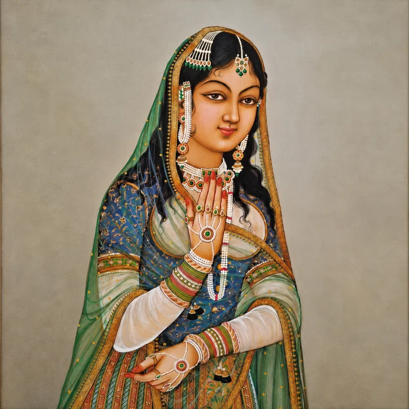 Royal Rajput Grace Portrait