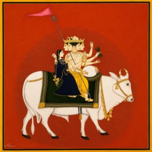 Sacred Divine Journey – Handmade Traditional Pichwai Painting