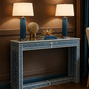 Sapphire Vine Console Table