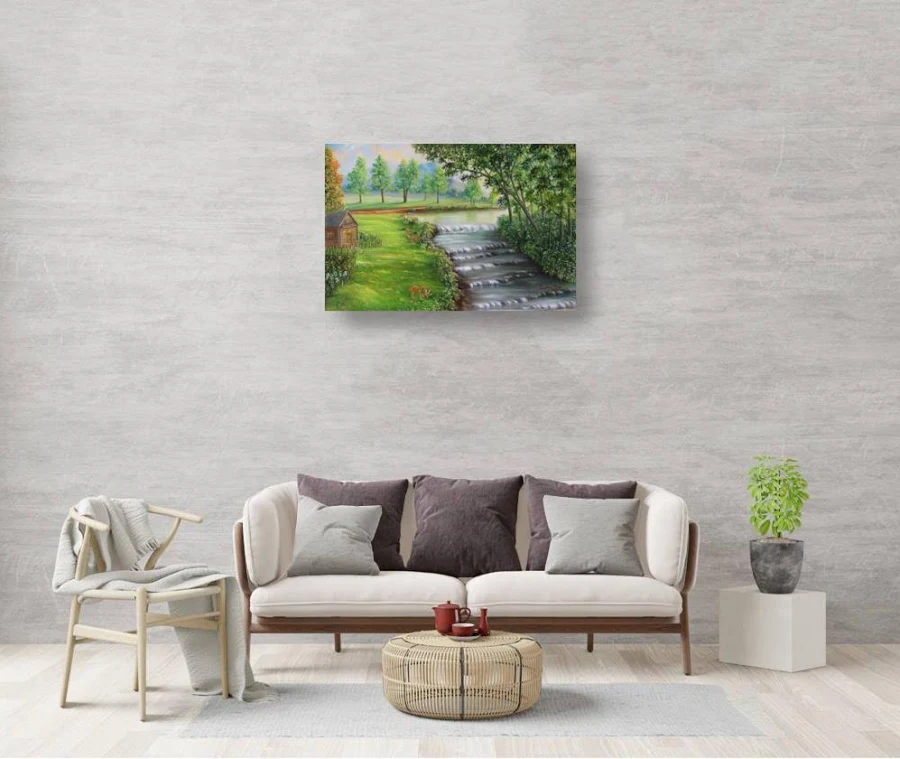 Cascade Meadow Retreat Canvas - Image 2