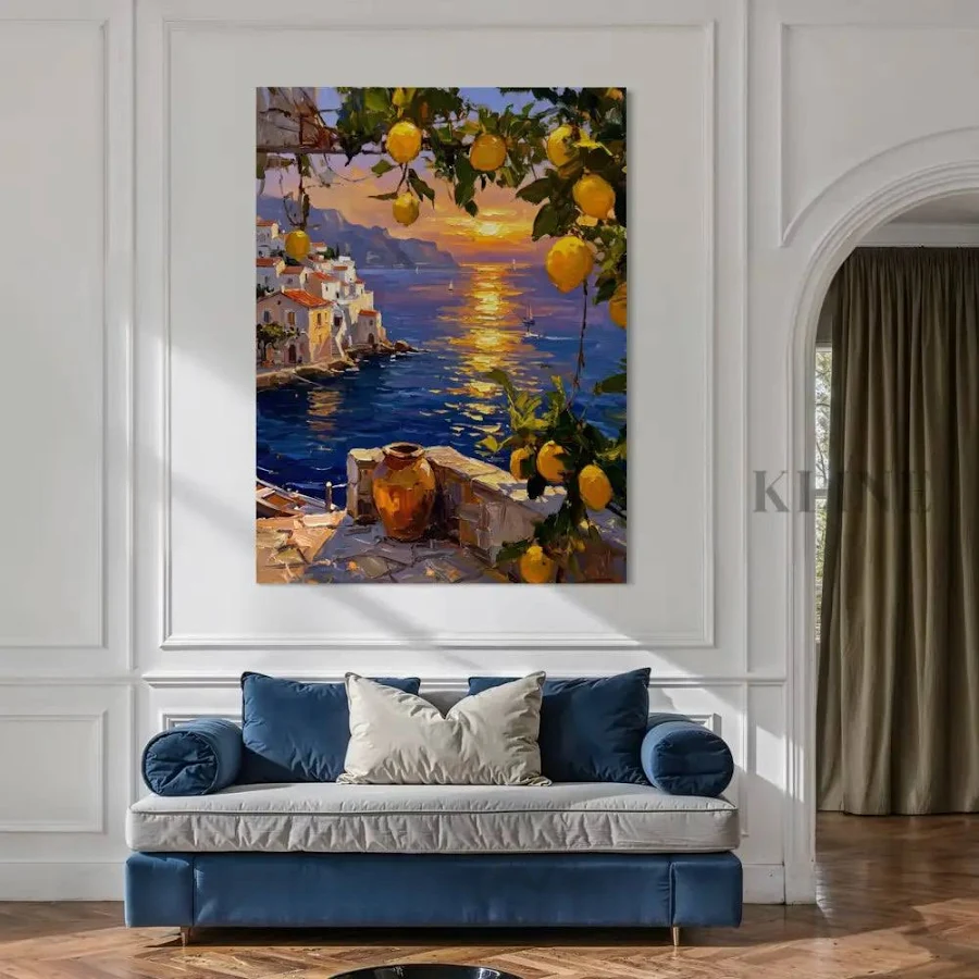 Golden Coast Sunset Canvas - Image 2