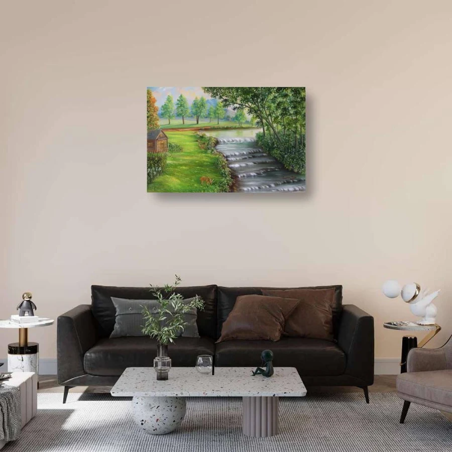 Cascade Meadow Retreat Canvas - Image 3