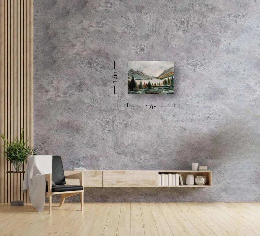 Serene Highland Vista Canvas - Image 4