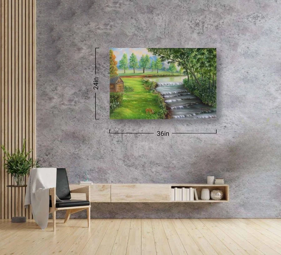 Cascade Meadow Retreat Canvas - Image 4